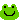 frog winking with love heart pixel