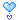 A gif of pixel art of a blue heart A gif of pixel art of a blue heart